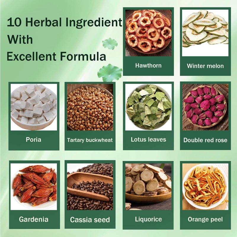 20 Bags Oil Cleansing Tea, Oil Reducing Tea for Liver,