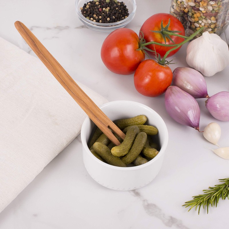 Eddingtons Olive Wood 50023 Eddington's Pickle Fork, Fine Italian Olivewood,