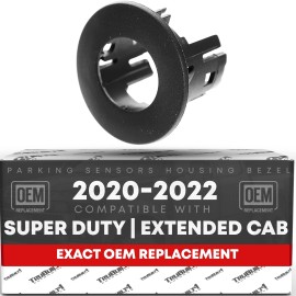 T1A Parking Sensor Housing Bezel, Rear Passenger Side for 20-22 Ford F-250 F-350