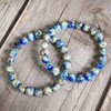 Unbranded K2 Granite Azurite Jasper 8MM Bead Healing Reiki Balance