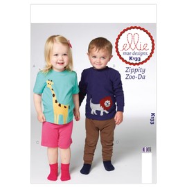 KWIK-SEW PATTERNS K0133 Toddlers Top/Shorts and Pants Sewing Template