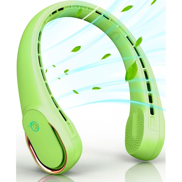 FrSara Ventilador de cuello portátil sin asas, 5200 mAh, 3
