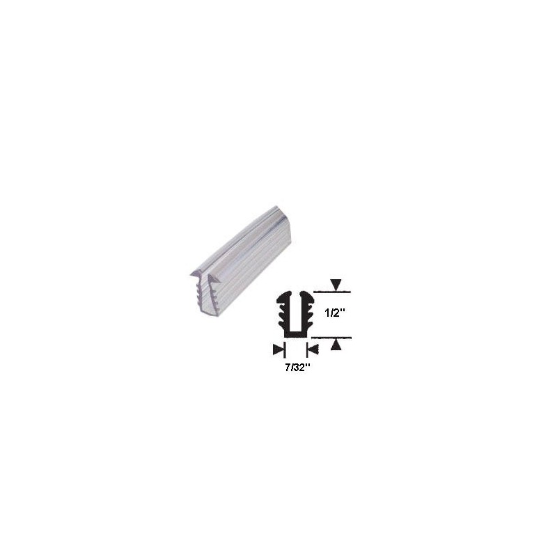 Gordon Glass Clear Shower Door Replacement Glazing Vinyl for 5/32"