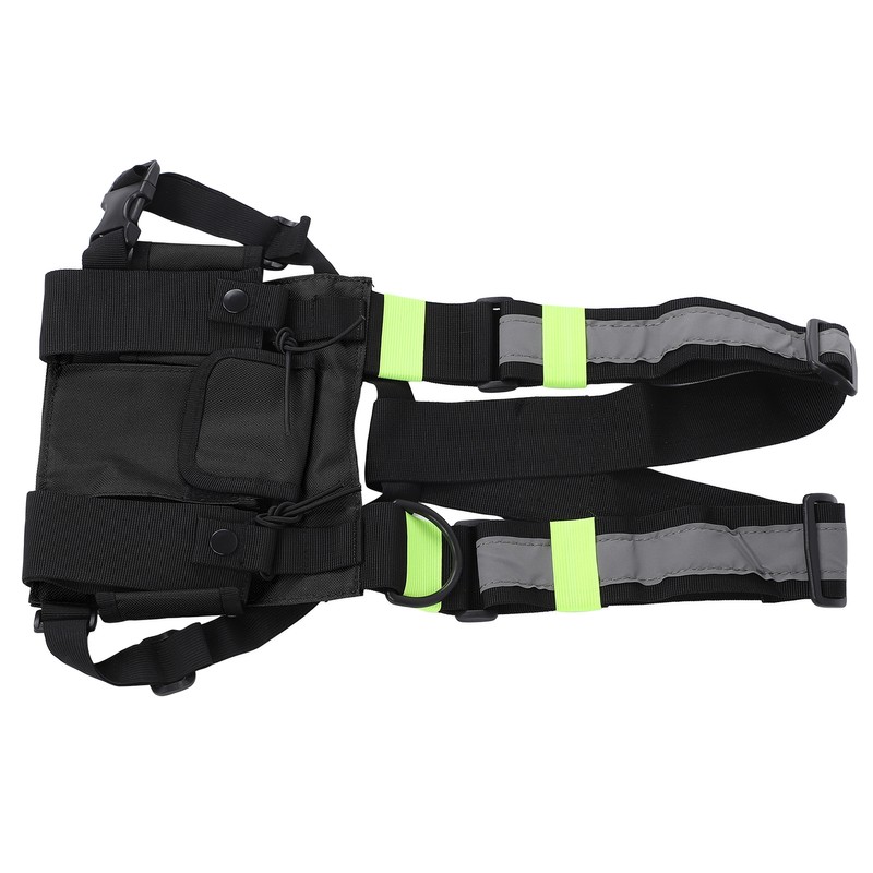 Multifunctional Nylon Waterproof Chest Bag Reflective Safety Tooling Vest for