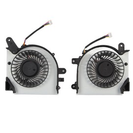 Cuifati Laptop CPU Cooling Fan Notebook Internal Cooler Replacement for MSI GF75 Thin 8RC 8RD 9SC 9SD PAAD06015SL N415 N416 4 Pin Lightweight Cooling Fan (CPU and GPU Fan)