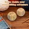 GDGJWL Quilters Dice - 6 Sided Wooden Dice for Quilting,