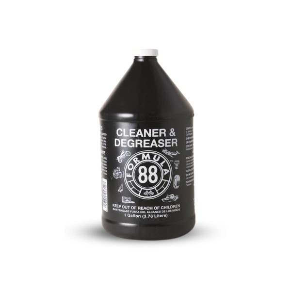 Formula 88 Cleaner & Degreaser | Multi Surface Car & Marine Cleaner for Interior, Exterior | Removes Grease & Grime Residue on Metal, Plastic, Cloth, Vinyl, Carpet (1-Gallon)