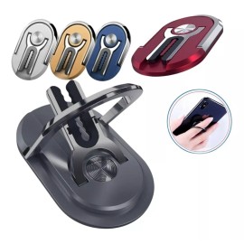 Veraly Soporte Anillo Sujetador Carro Dedo Celular Metálico 1 Pz F