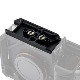 TILTA ARCA Base Plate Compatible with A1 II/A9 III with Cable Pass - Black TA-T66-ABP-B
