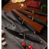 Amorston Knife Set, Kitchen Knife Blcok Set with Built in