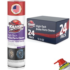KRAKEN BOND Non-Chlorinated Brake Parts Cleaner Spray, Instant Removal, Fast Drying, 12.3fl oz - 24 pack