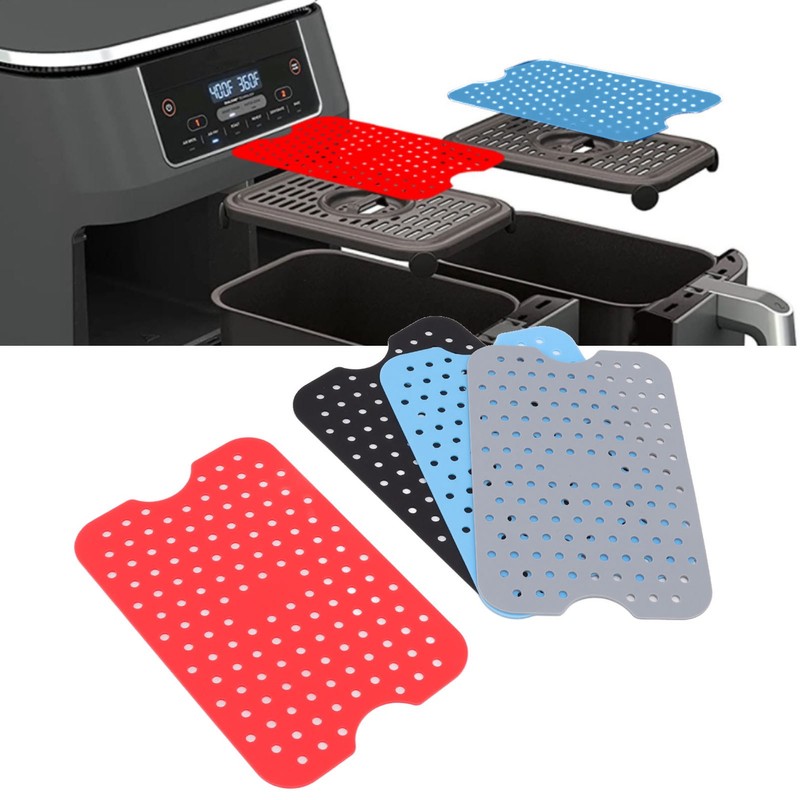 4Pcs Reusable Silicone Air Fryer Liners High Heat Resistance Food