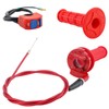 7/8" 22mm Throttle Replacement Kit Cable Kill Switch for 50-250cc