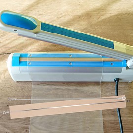 EXCEART 6pcs Sealer Replacement Parts 400mm Heat Seal Strips Sealer Spare Repair Parts Heating Element Service Element Grip For Most Hand Sealers