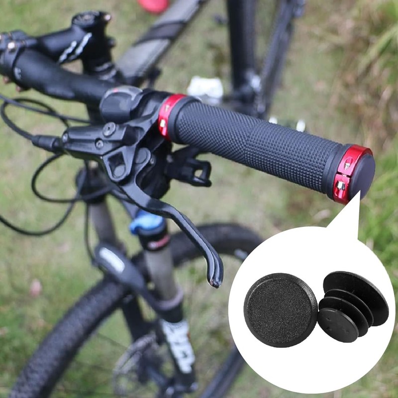 JTKREW Pack of 15 Bike Grip End Caps Bicycle Handlebar