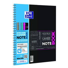 Study Notebook Notebook, A4+, Squared, 80 Sheets, 4 Assorted Colours