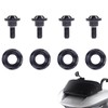 2025 Titanium Street Glide Windshield Bolts Motorcycle Performance Windshield Screws