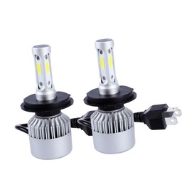 GRIRIW 2Pcs LED Headlight Bulb with Adjustable High and Low Beam Energy Saving Long Life Hours Suitable for Rain and Fog Driving