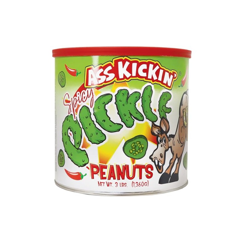 ASS KICKIN’ Spicy Peanuts - Hot Peanuts Spicy - Hot
