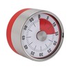 Mechanical Countdown Timer 60 Minute Magnetic Stainless Steel Visual Kitchen