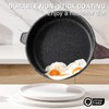 Kordisen Nonstick Deep Frying Pan with Lid, 10 Inch Non