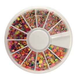 Winstonia 1200 pcs Mermaid Unicorn Nail Art Holograpgic Paillette Sequin Manicure Decor Glitter