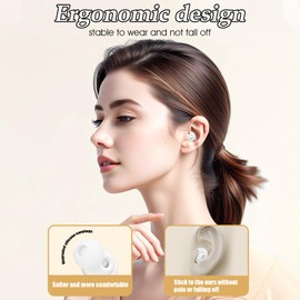 Sleeping Earbuds,Wireless Headphones for Sleeping | Comfortable Noise-Cancelling Earmuffs Earphones for Snoring Travel Sports Meditation
