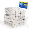 LOVIMAG 240Pcs Fridge Magnets, 5x5x5mm Refrigerator Magnets, Magnets for Fridge,