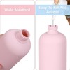 4 Pcs Plastic Large Squeeze Bottles with Flip Cap,Refillable Containers