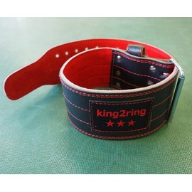 king2ring Training Belt, Power Belt, 0.2 inch (5 mm), Lightweight Leather, pk3500 Light (XS)