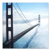 CafePress Golden Gate Bridge Square Car Magnet 3 X 3