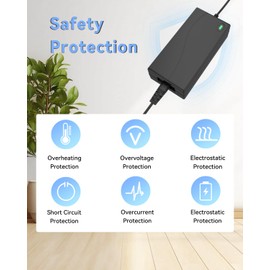 K-MAINS 2-Prong 29V AC/DC Adapter Compatible with Okin Power Recliner SP2-B or Lift Chair Power Supply Transformer 29VDC 2A Power Supply Cord Cable PS Battery Charger Mains PSU