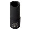 JET 682939 1/2-inch Drive Impact Flip Socket, 19mm x 21mm,