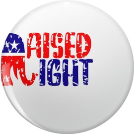 Raised Right Republican Party Lapel Bin Brooch Badge Pin 0.75"