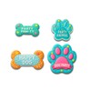 Dog Bone & Paw Print Cookie Cutter Set - 3"