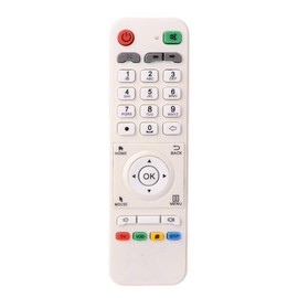 Baiko White Remote Control, Controller Replacement Compatible with LOOL Loolbox IPTV Box Great BEE IPTV and Model 5 or 6 Arabic Box Accessories