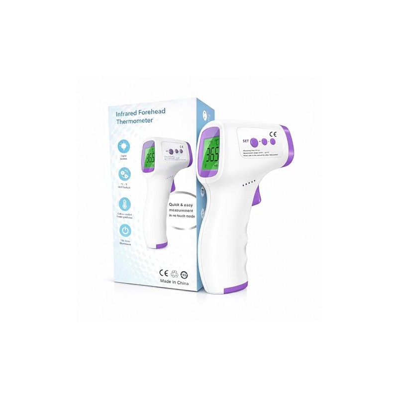 Boulton Forehead Thermometer for Adults Kids – Digital Baby Thermometers