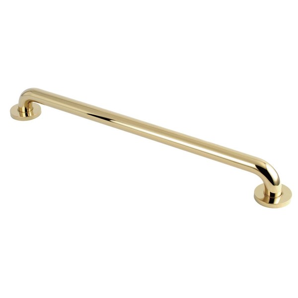 Kingston Brass DR514242 Meridian inch Decorative Ada Grab Bar, 24", Polished Brass