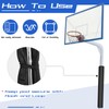 Liliful Basketball Pole Padding 72” Tall IDurable Basketball Pole Pads,