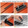 Anbte Solar Panel Mounting Brackets, Included 10 x 4.72 in