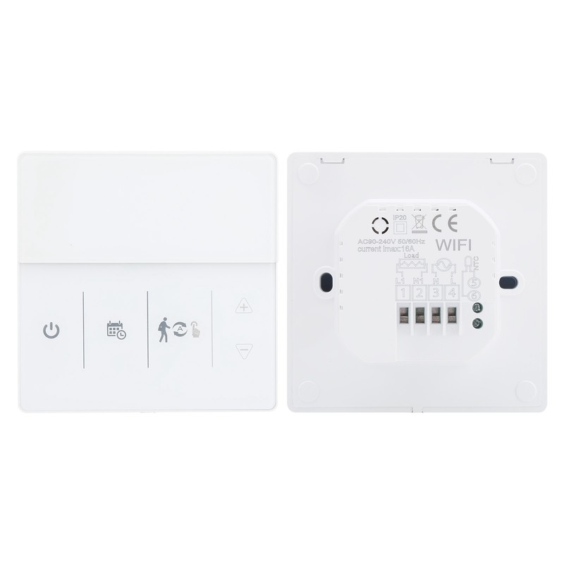 WiFi Smart Thermostat Indoor Intelligent Temperature Controller with LCD AC90‑240V