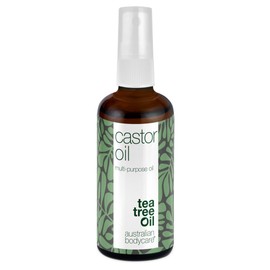 Castor Oil (100 ml) | With Tea Tree Oil | Organic Castor Oil for the Growth of Eyelashes, Eyebrows & Hair Skin Moisturising Cream Against Dry Skin on the Body & Scalp. For Dry Hair
