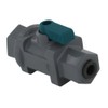 Inline Ball Valve PVC - 1/4 Tube x 1/4 Female