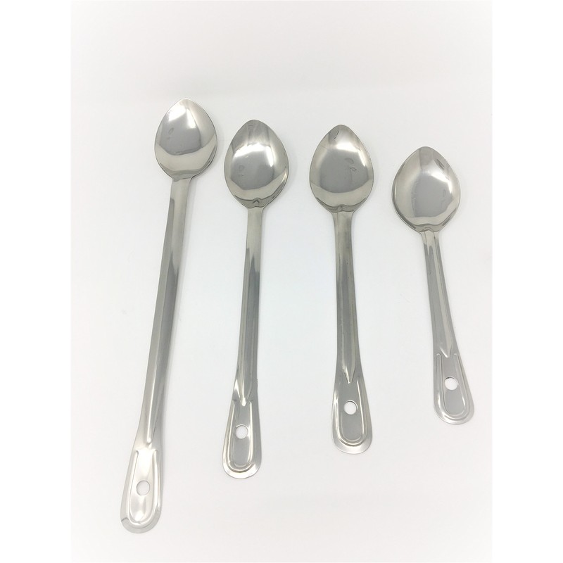 Update International BSLD-11 11-Inch Solid Basting Spoon, Silver