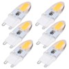 6PCS G9 LED COB Light Bulb 500LM Ceiling Lamp Bulb