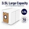 10-Pack 3.5L Dust Bags Compatible with MAMNV D13S MAX Robot