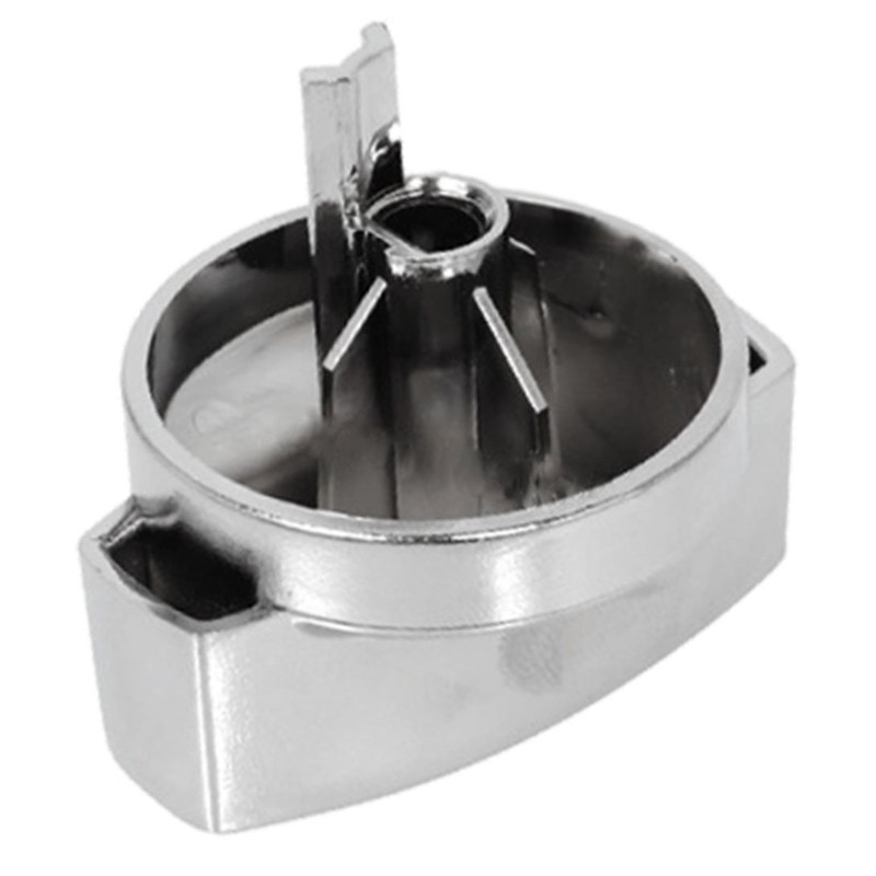 SPARES2GO Chrome Silver Switch Knob for Belling Oven Cooker Hob