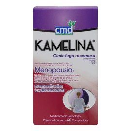 KAMELINA BIOFARMA NATURAL CMD, S.A. DE C.V. KAMELINA COMPRIMIDOS 40 mg, 60 COMPRIMIDOS