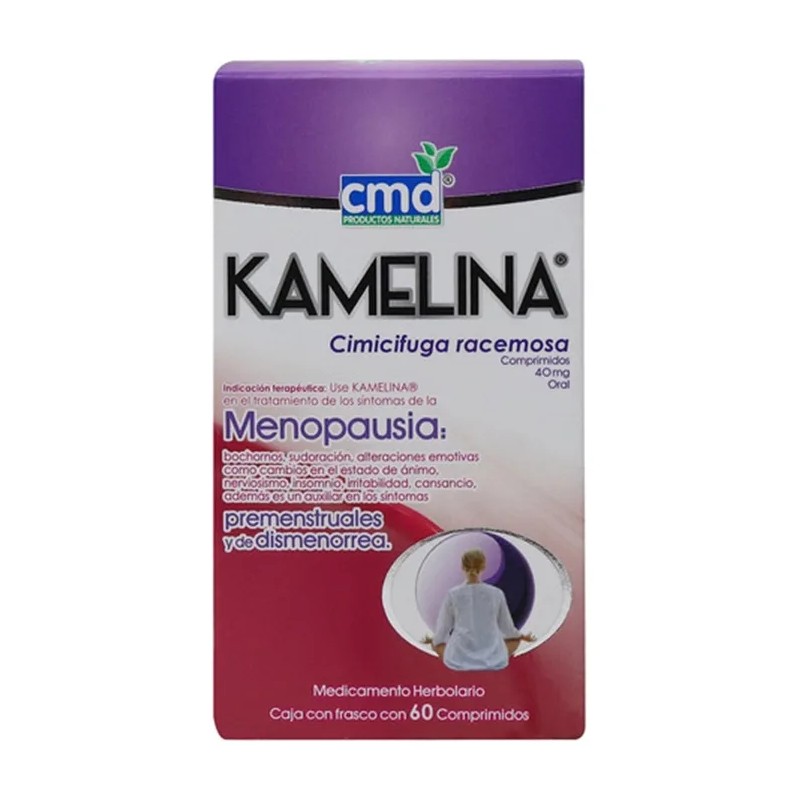 KAMELINA BIOFARMA NATURAL CMD, S.A. DE C.V. KAMELINA COMPRIMIDOS 40