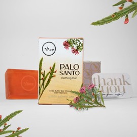 MY ACE Palo Santo Relaxing Bathing Bar – Handmade Soap with Palo Santo Oil & Coconut Oil, Shea Butter & Vitamin E, SLES-Free, Aromatherapy (3.5oz Each, Pack of 3)